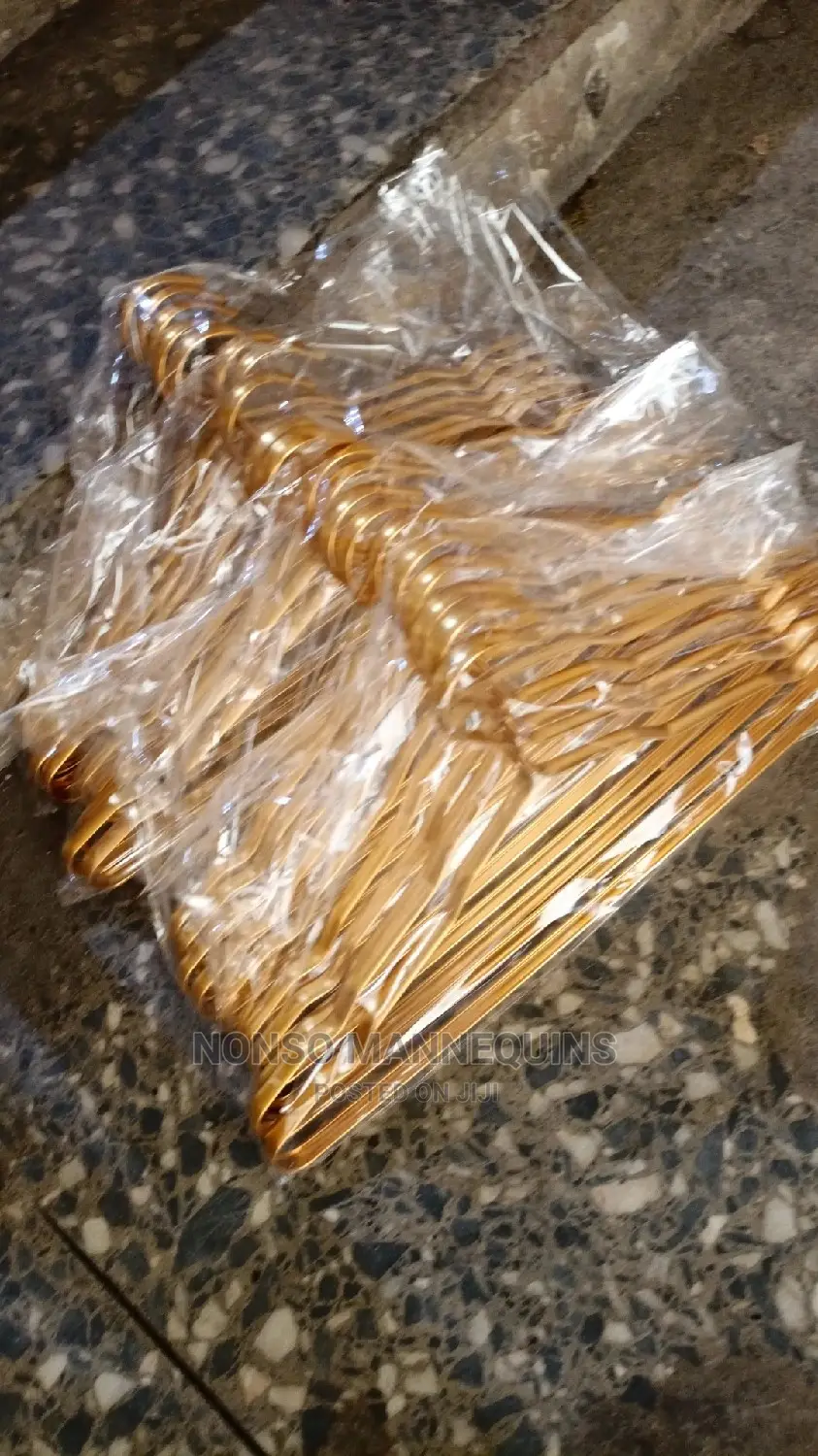 Gold Hangers for Fashion House/ Boutique