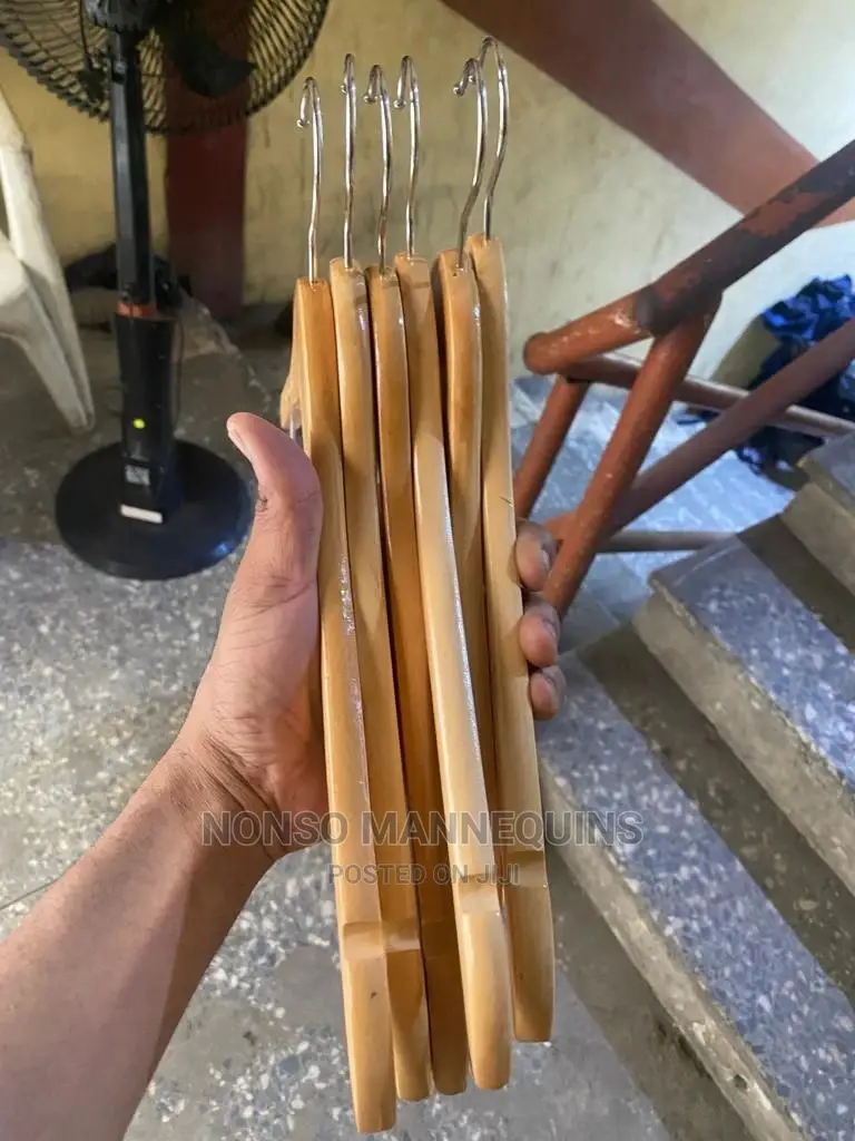 Wooden Clip Hangers for Trousers and Skirts