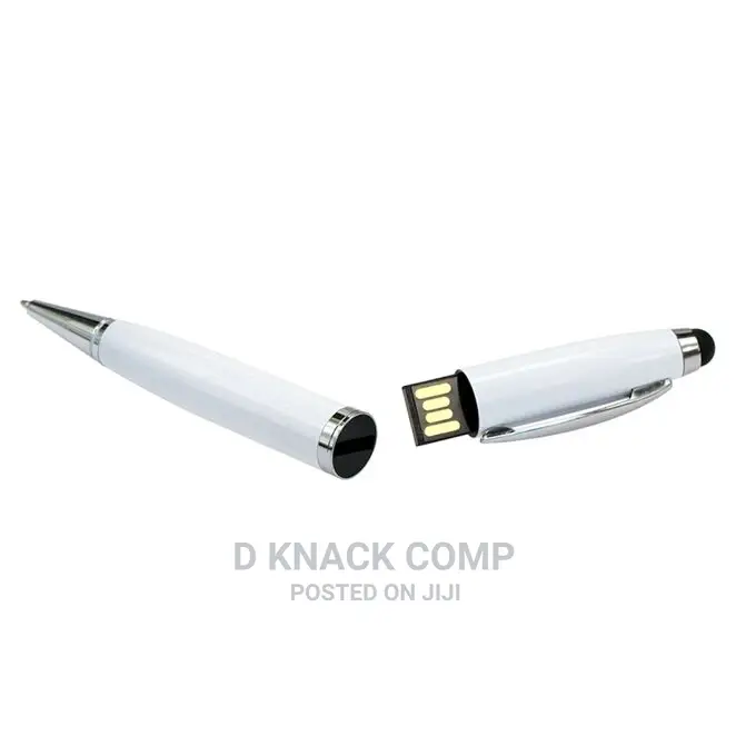 128gb Otg Usb Flash Drive Ballpoint Pen - White
