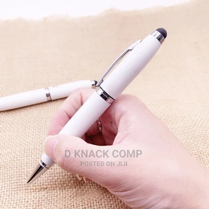 128gb Otg Usb Flash Drive Ballpoint Pen - White