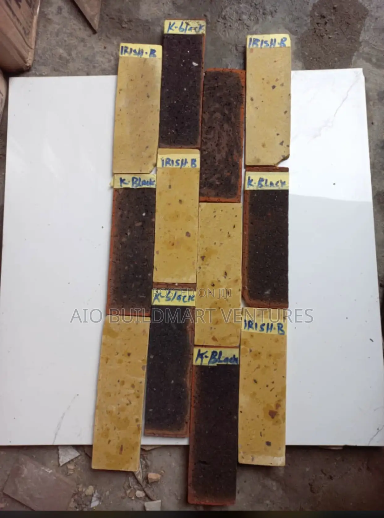 Brick Tiles of Different Types and Quality