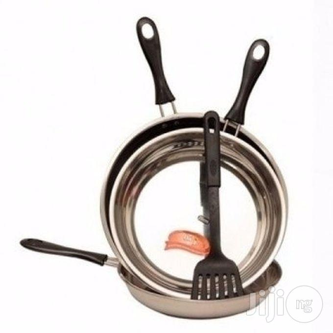 Univasal Stainless Steel Frying Pan/Gift Items