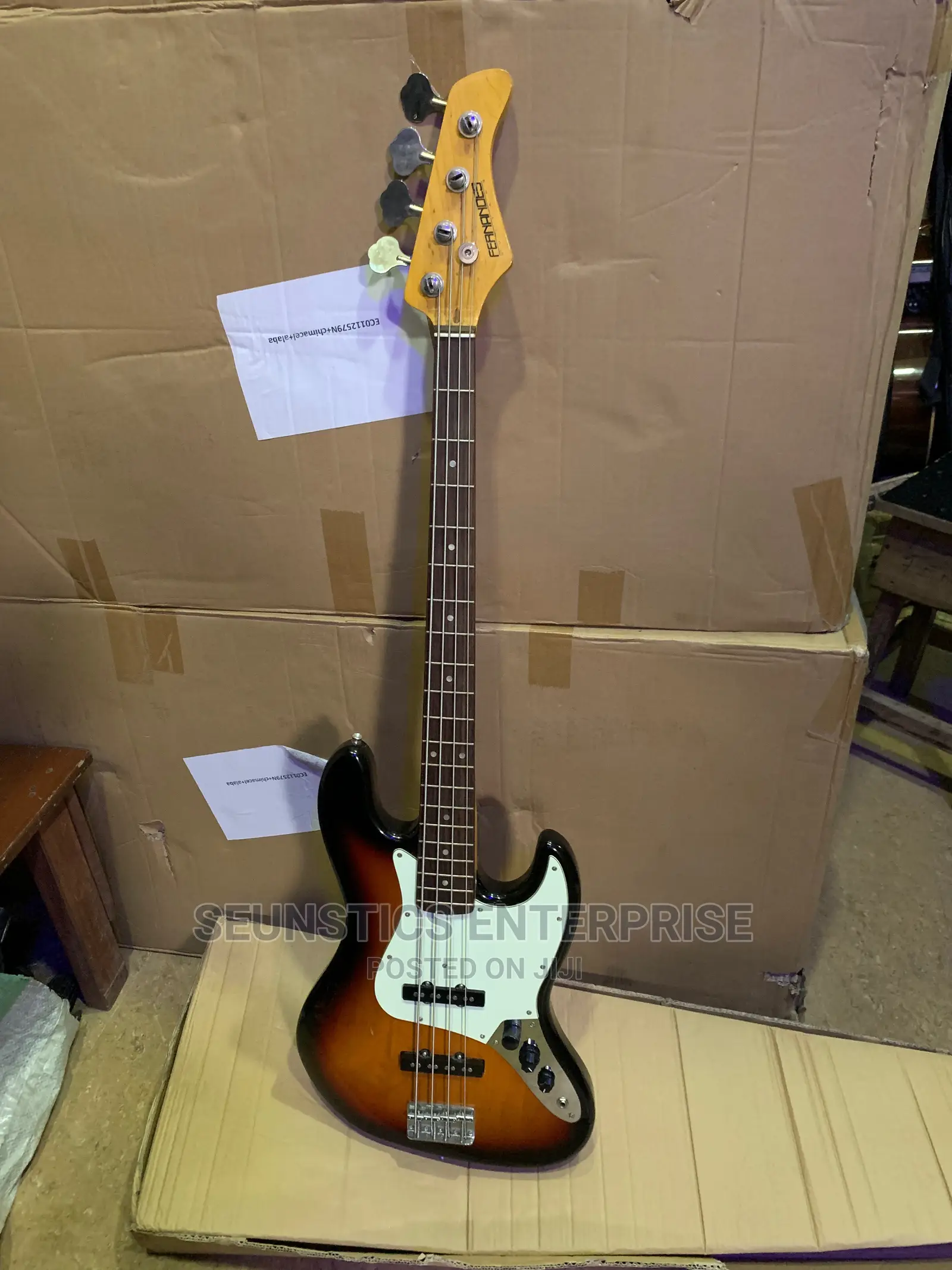 Quality Fernandes Four String Bass Guitar