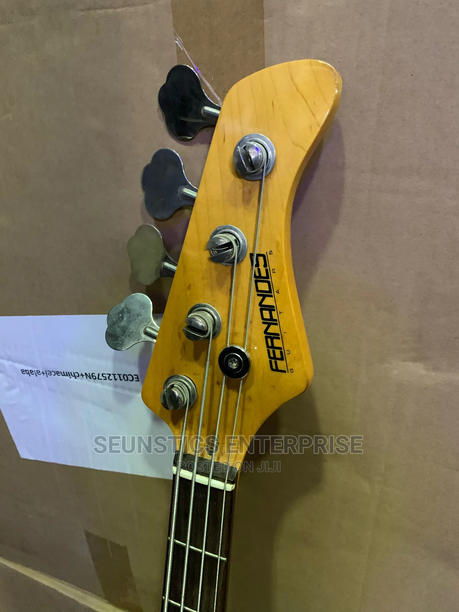 Quality Fernandes Four String Bass Guitar