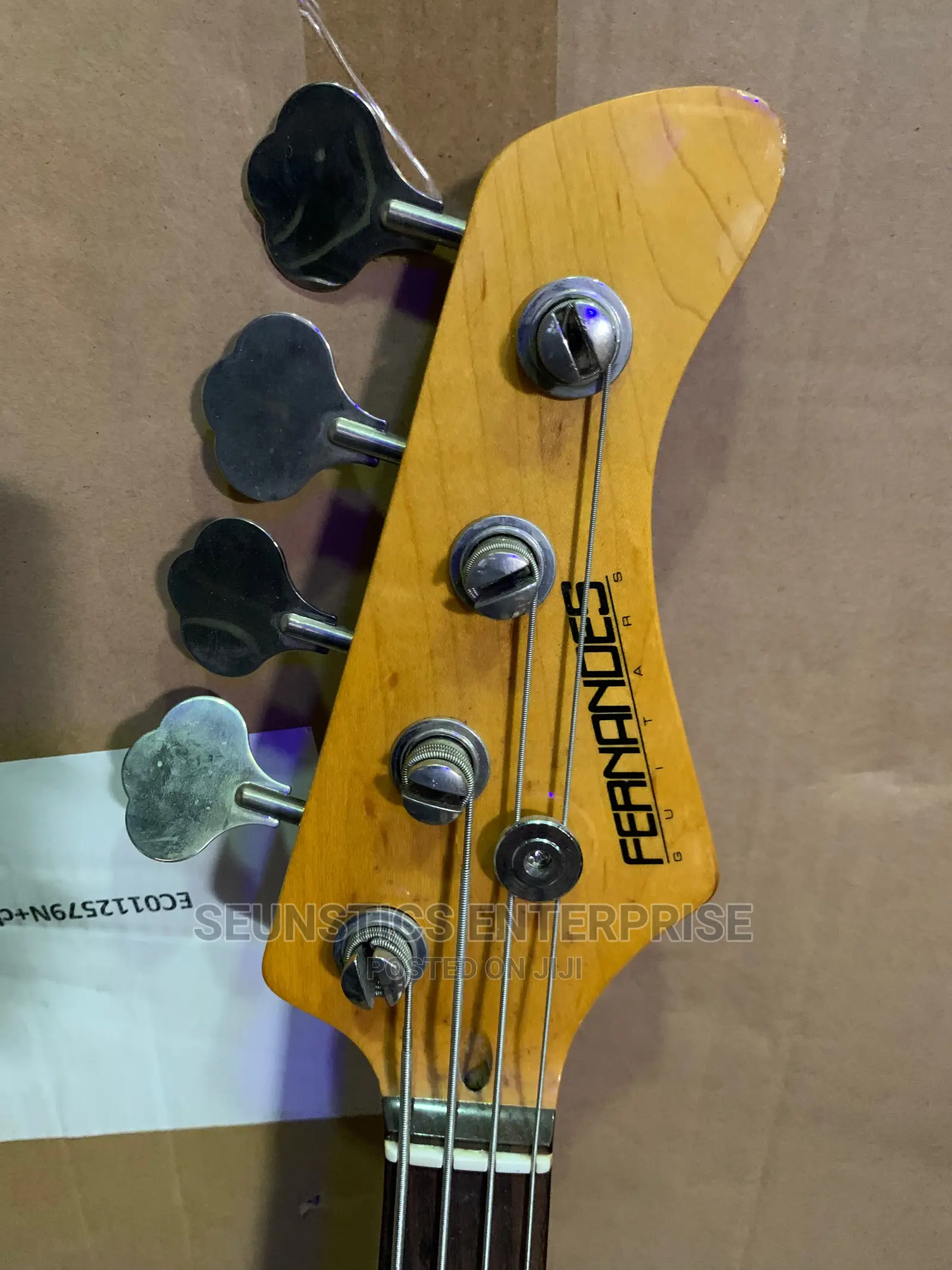 Quality Fernandes Four String Bass Guitar