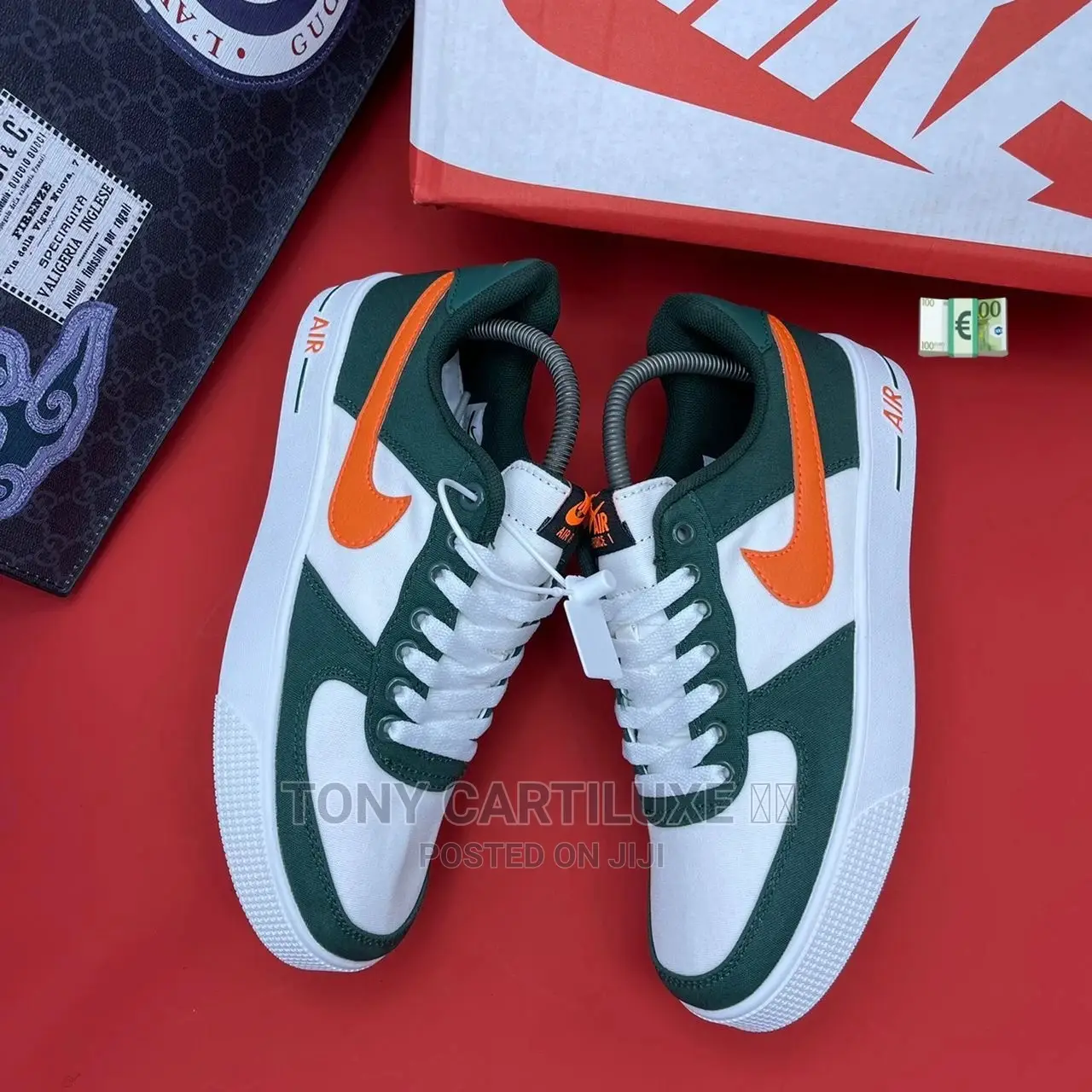 *Nike Airforce 1 AC ’White/Green/Orange
