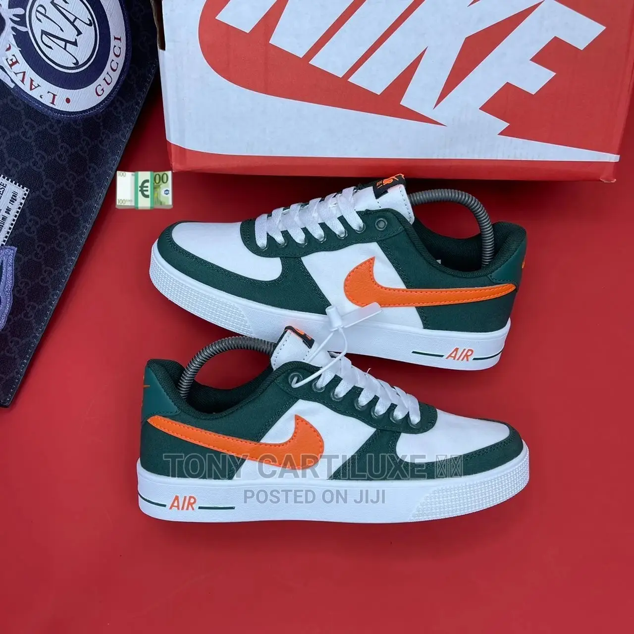 *Nike Airforce 1 AC ’White/Green/Orange
