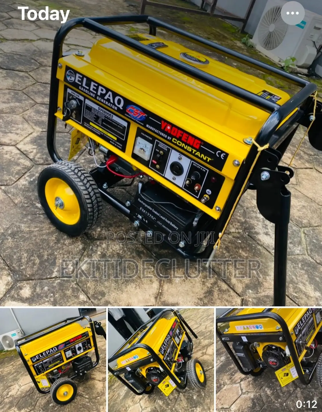 Elepaq Constant 3.8KVA Gasoline Generator