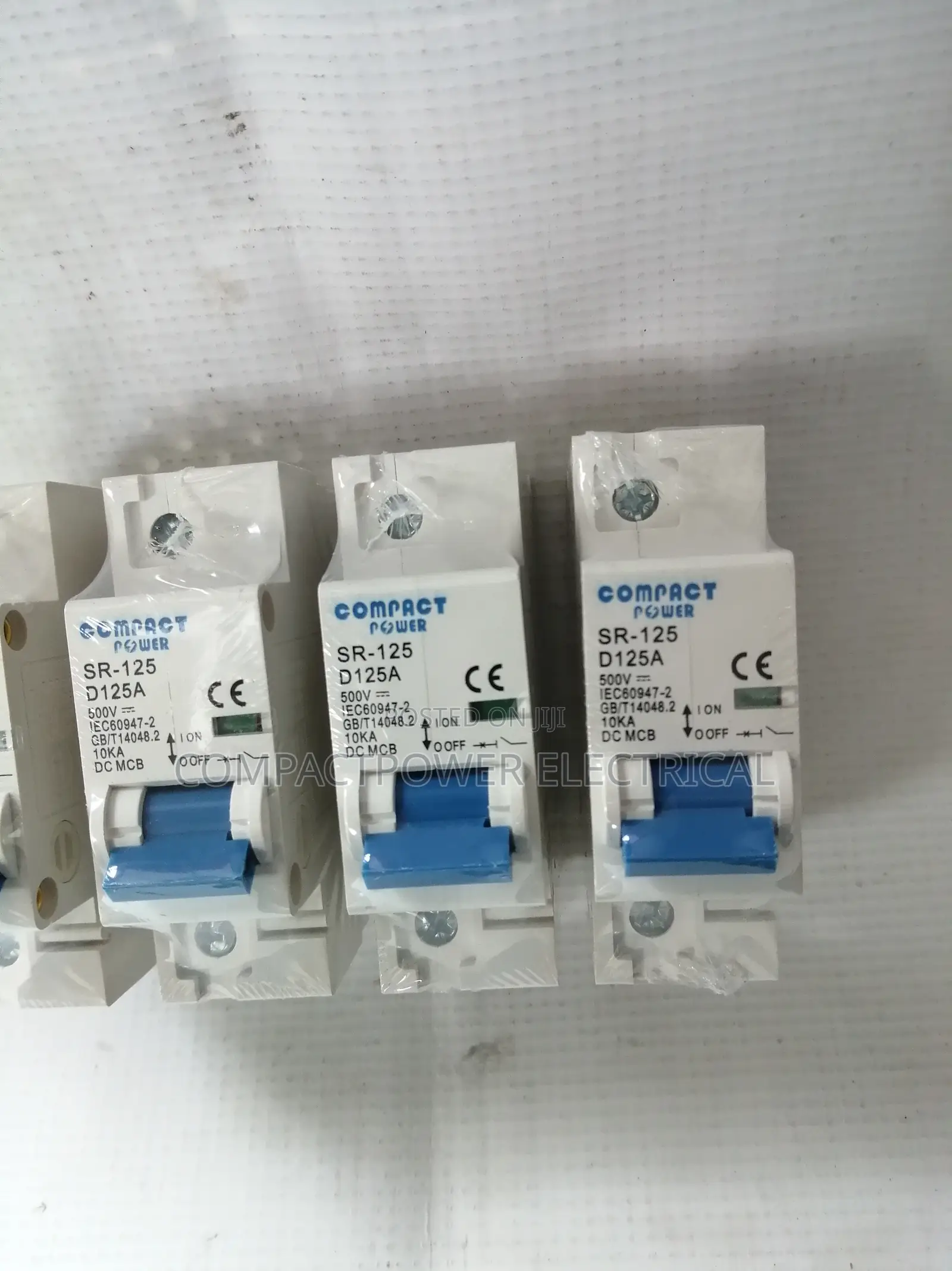 125amps 500v Dc Breaker for Solar and Dc Circuit Protection.