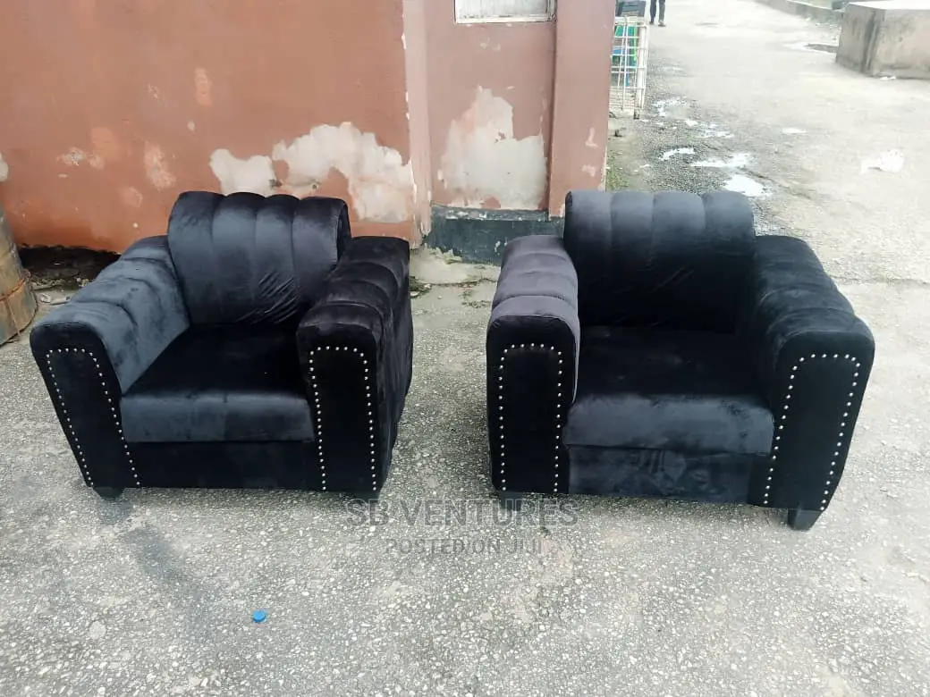 Quality 7 Seater Living Room Fabric Made Sofa Chair