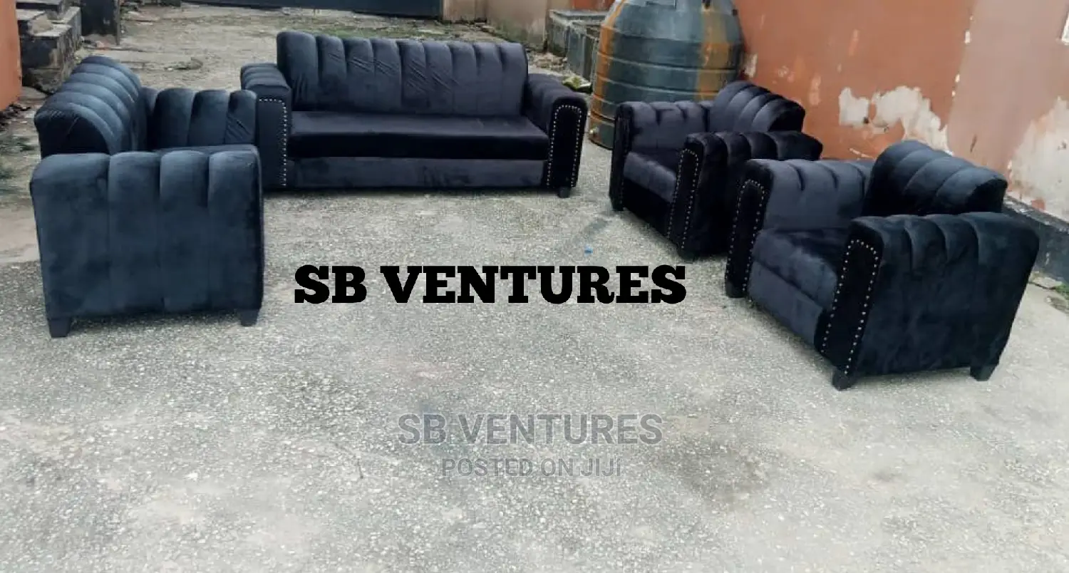 Quality 7 Seater Living Room Fabric Made Sofa Chair