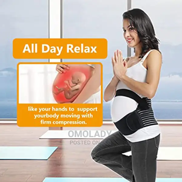 Maternity Pregnancy Support Belt - Black