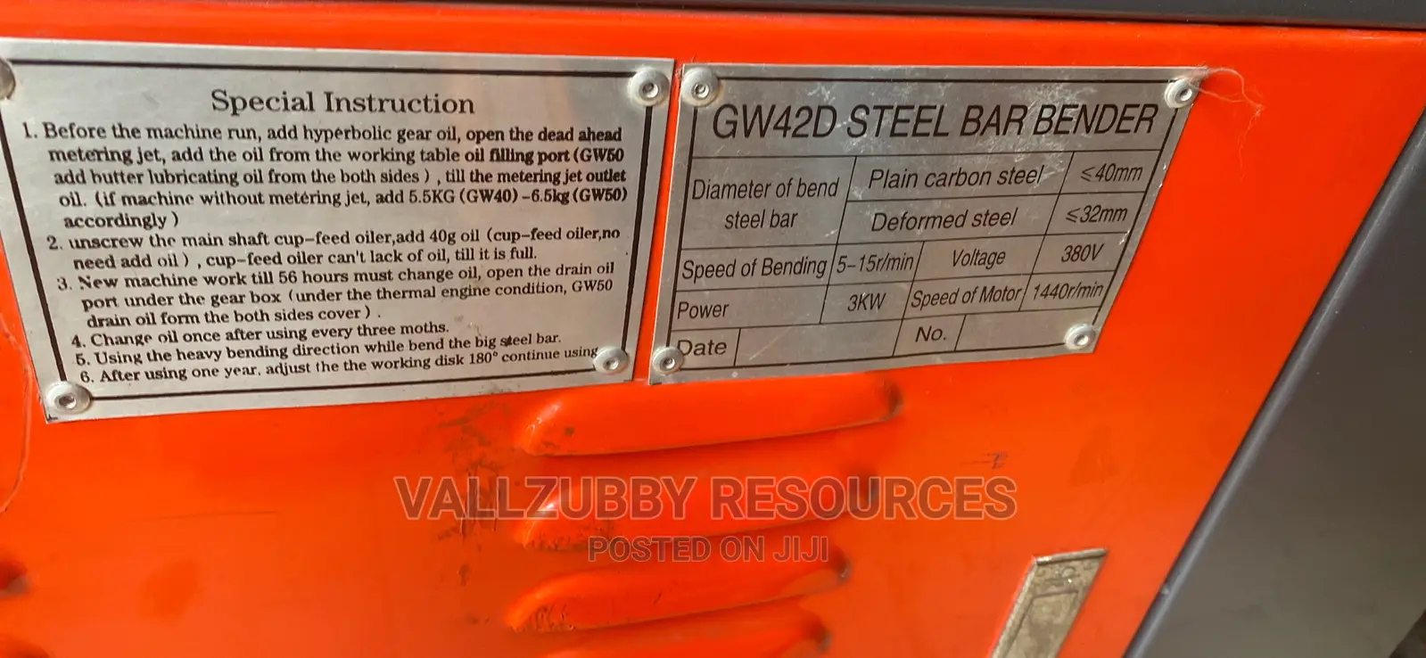 Rod Steel Bar Bender