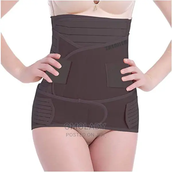 3 in 1 Stripe Postpartum Abdominal Maternity Recovery Belt