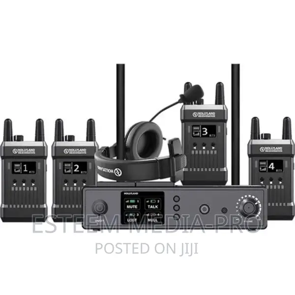 Hollyland MARS T1000 Full-Duplex Intercom System, 4 Beltpack