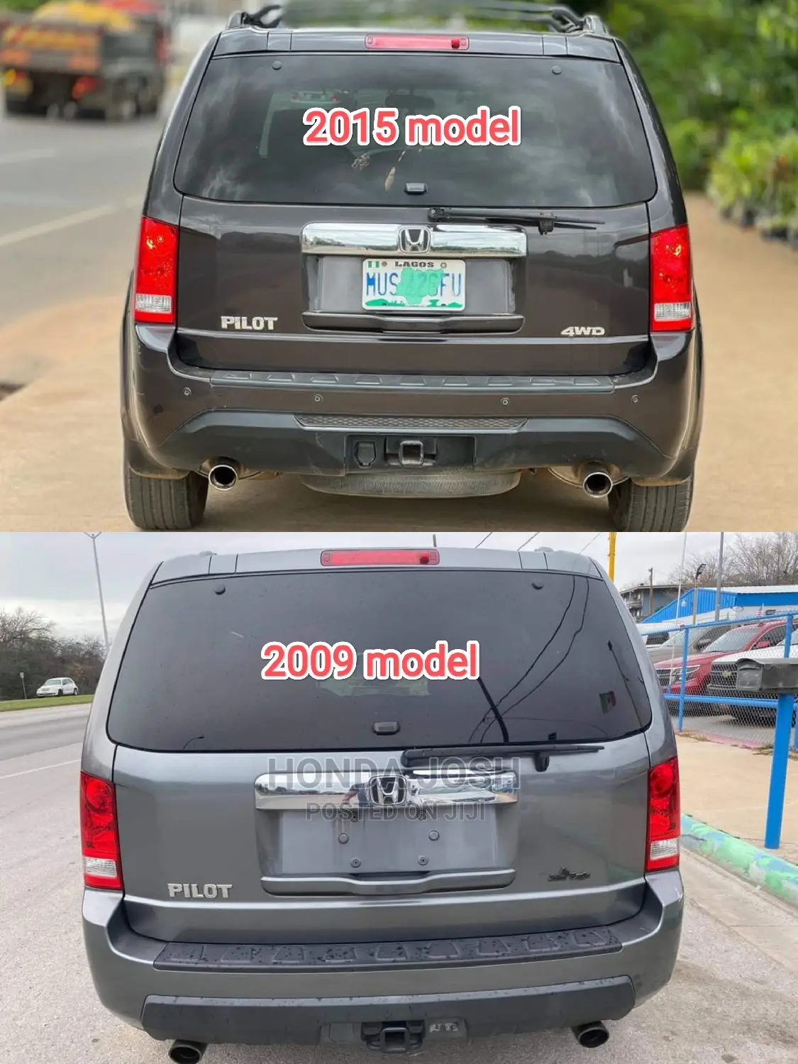 Upgrade From 2009 - 2015 Model Honda Pilot
