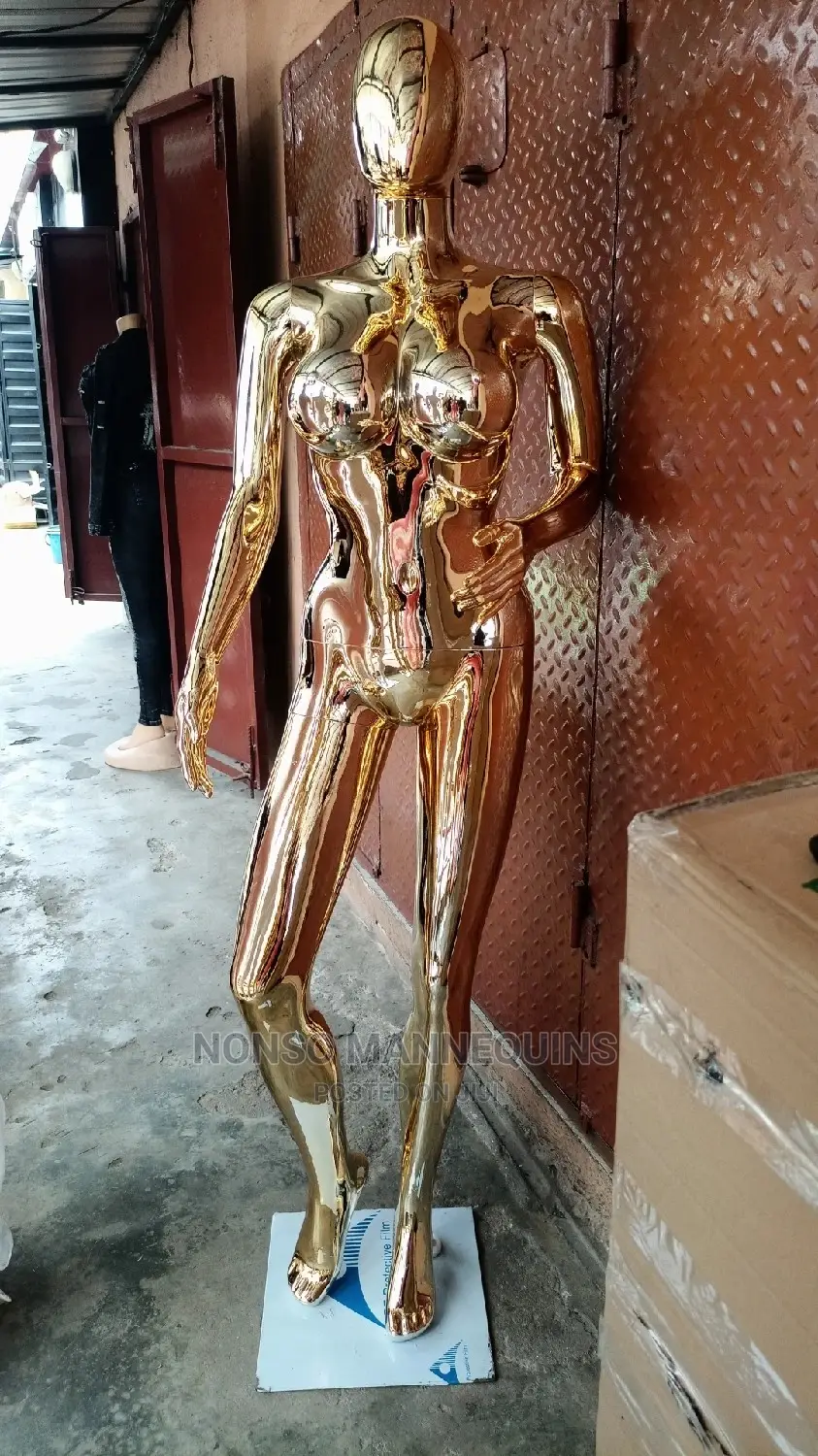 Female Size 12 Gold Detachable Mannequins