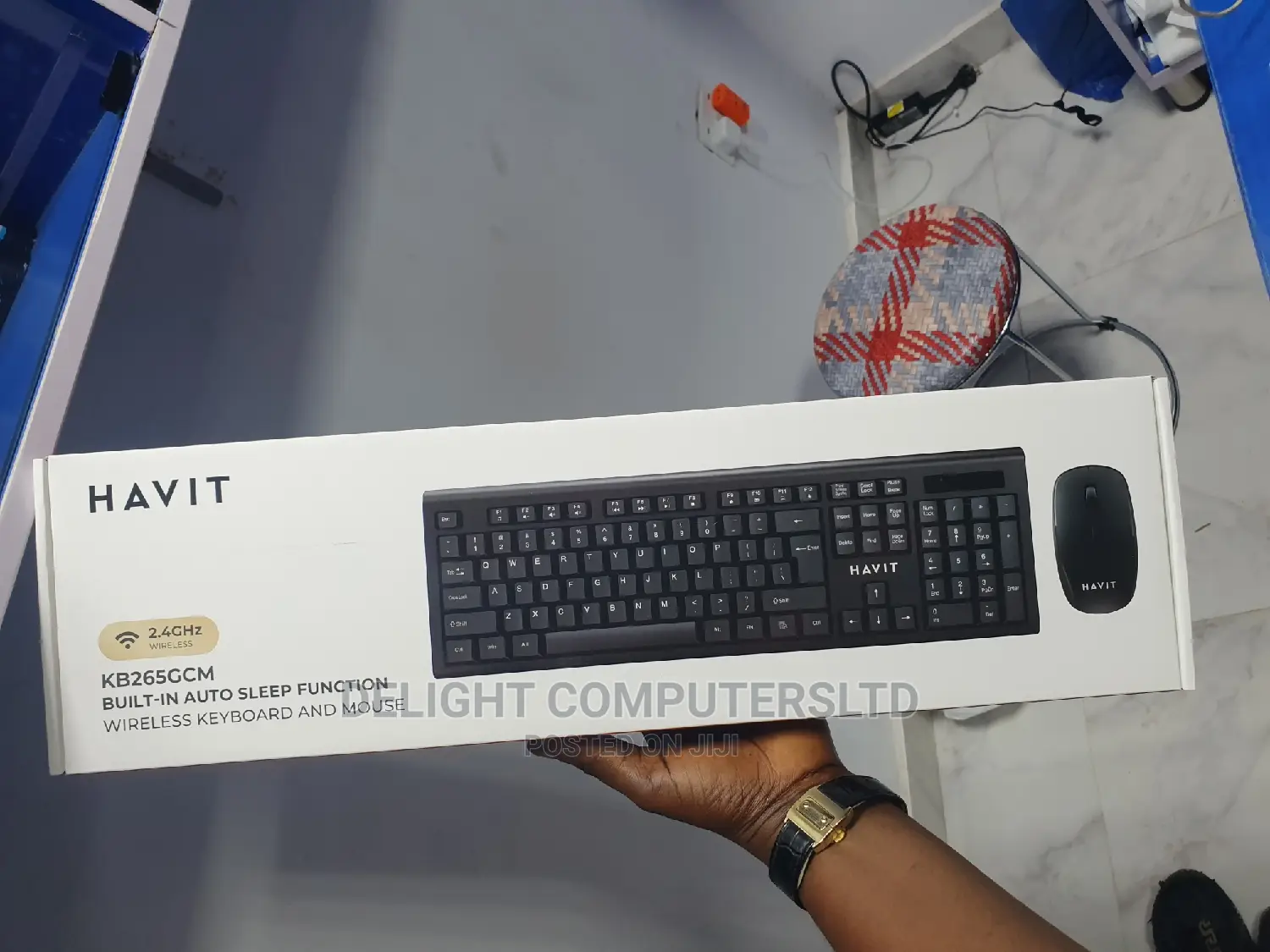 Havit HV-KB265GCM 2.4ghz Wireless Keyboard and Mouse Combo