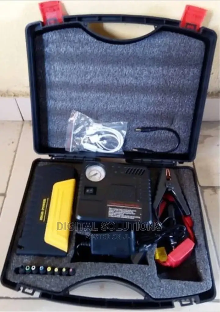 Emergency Car Jump Starter 50800mah /Tyre Inflator Combo Kit