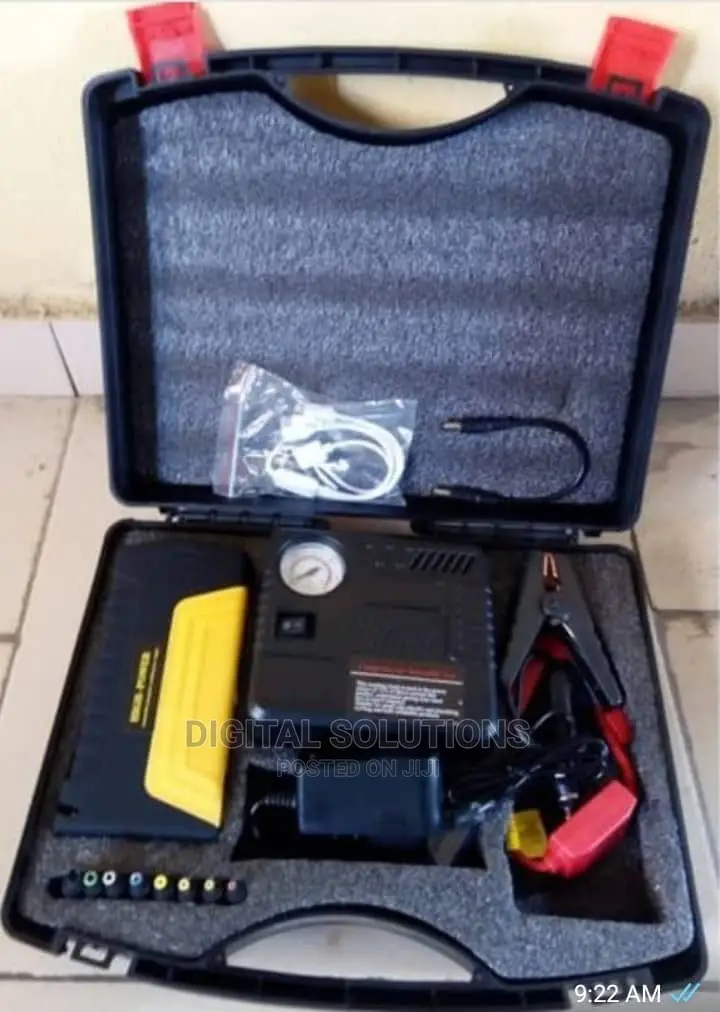Emergency Car Jump Starter 50800mah /Tyre Inflator Combo Kit
