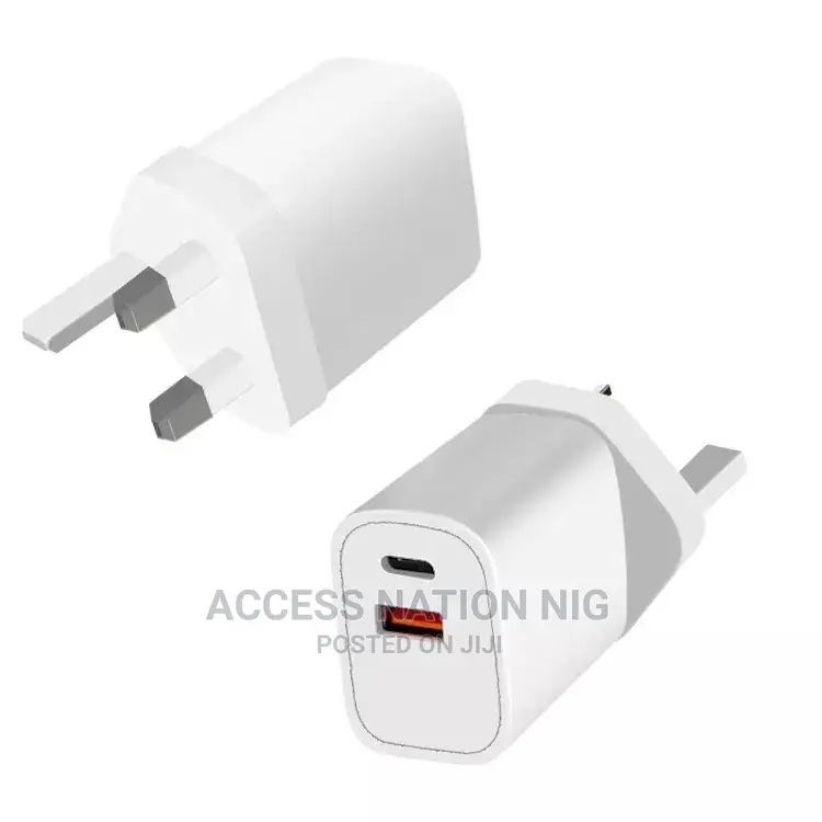 PD Fast Charger With Usb and Type C Output 25w SHPLUS