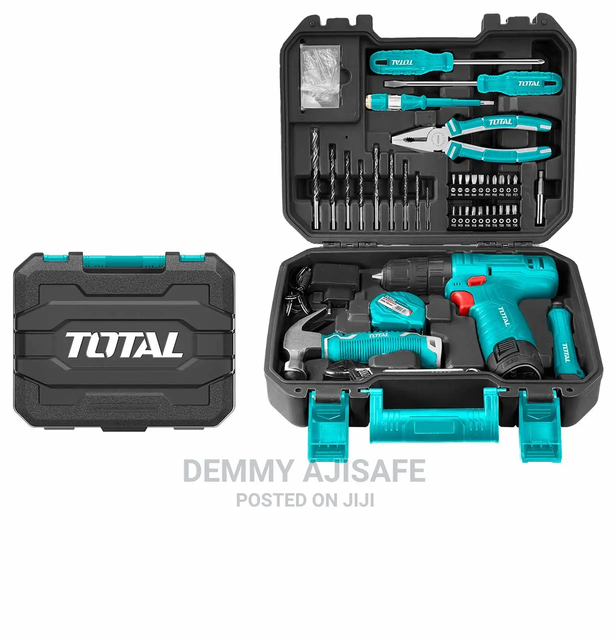 Total 12v Cordless Drill With Tools (81pcs)