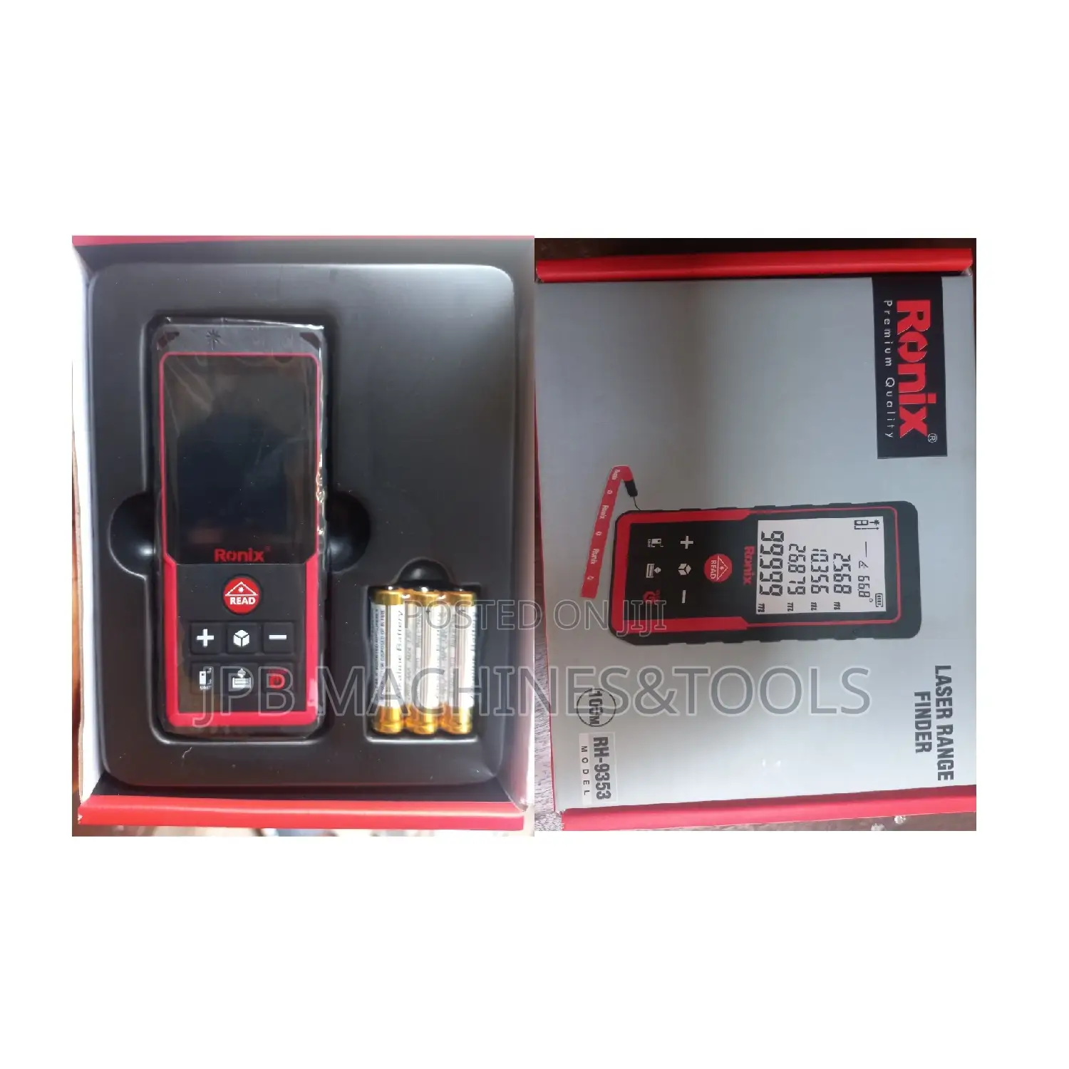 Laser Tape/Range Finder 100 Meters Ronix