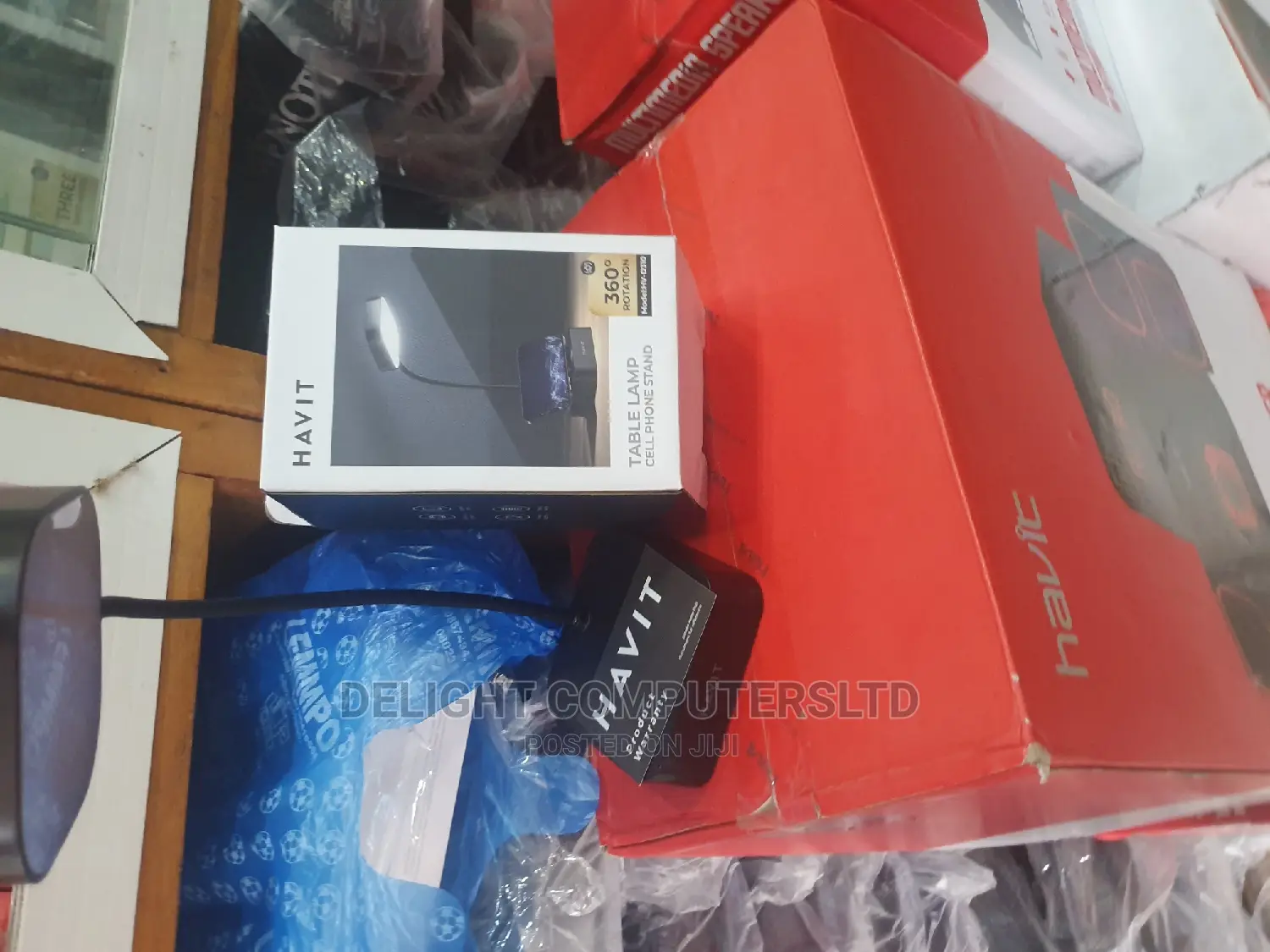 Havit Hv D310 Table Lamp and Cell Phone Stand