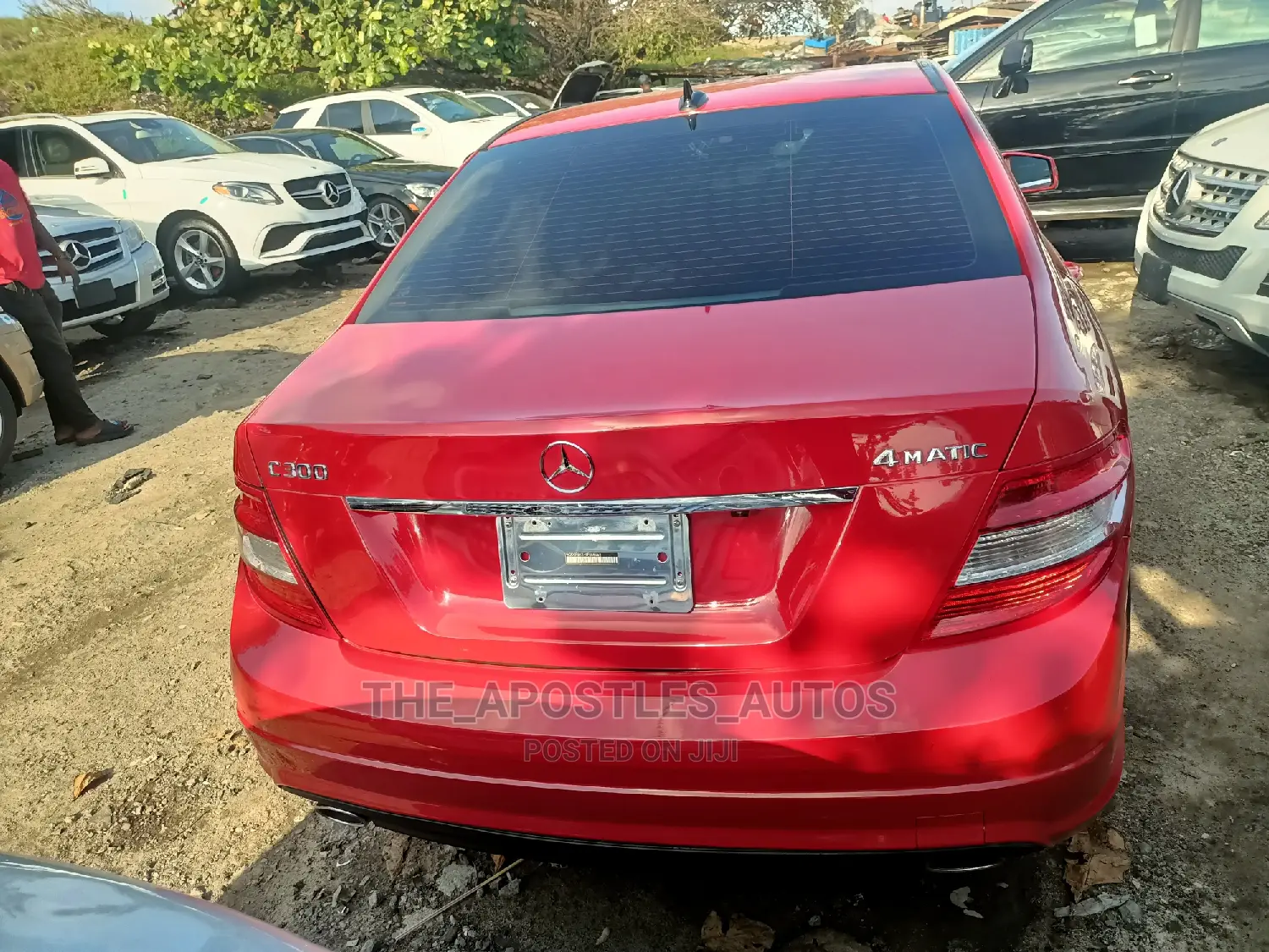 Mercedes-Benz C300 2009 Red