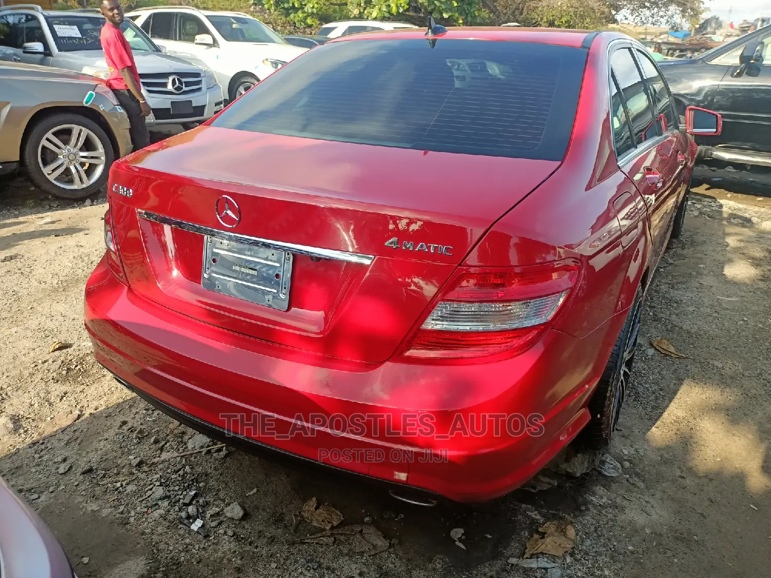 Mercedes-Benz C300 2009 Red