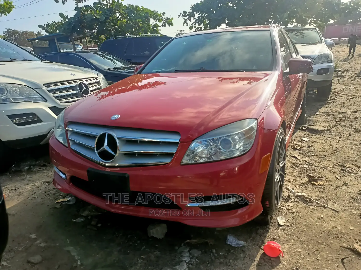 Mercedes-Benz C300 2009 Red