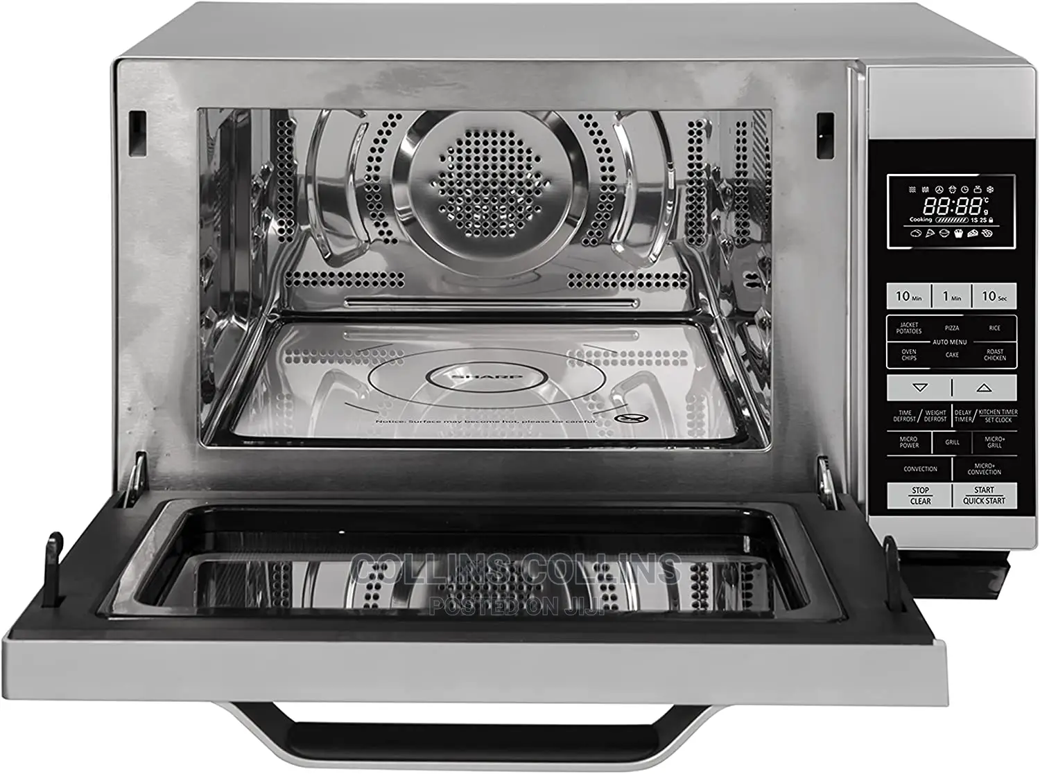 SHARP R861SLM, 900 W, Combination Flatbed Microwave