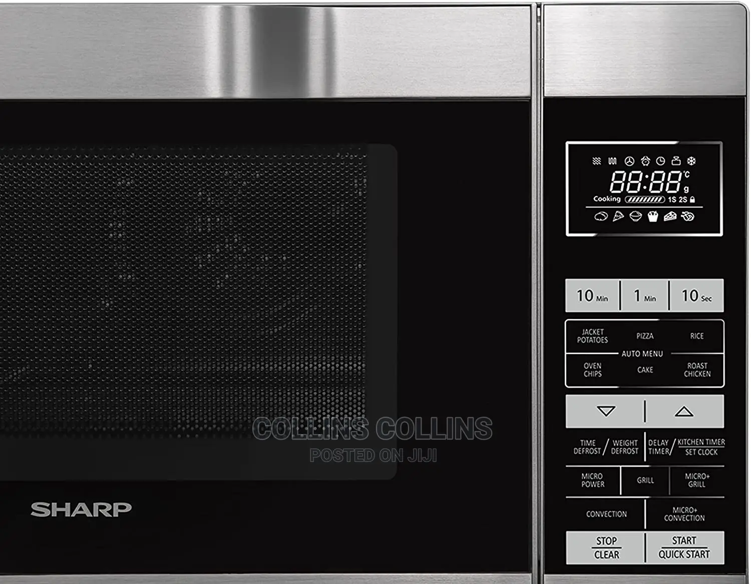 SHARP R861SLM, 900 W, Combination Flatbed Microwave