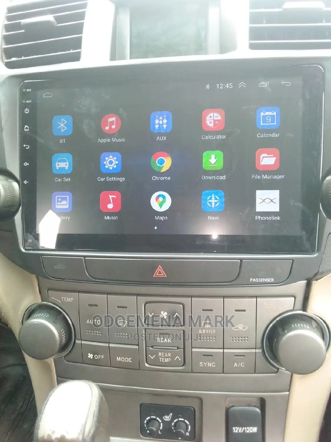 Toyota Highlander 08/010/ Android Navigation System Camera