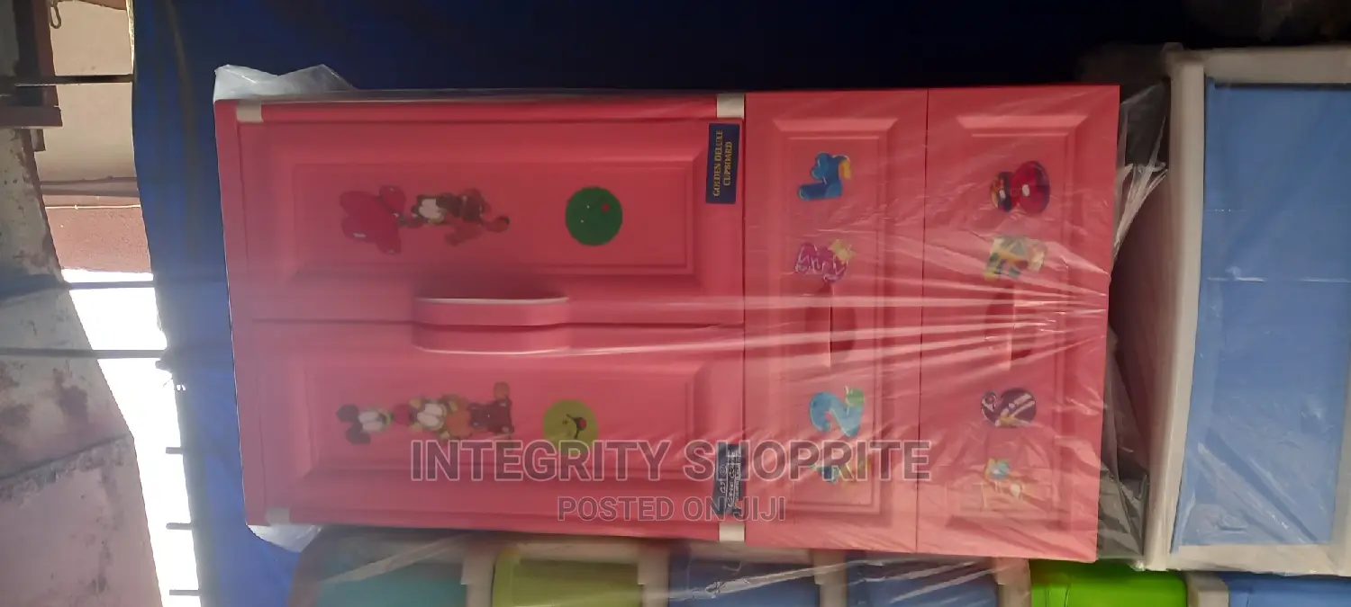 Children/Baby Thicken Plastic Storage Wardrobe