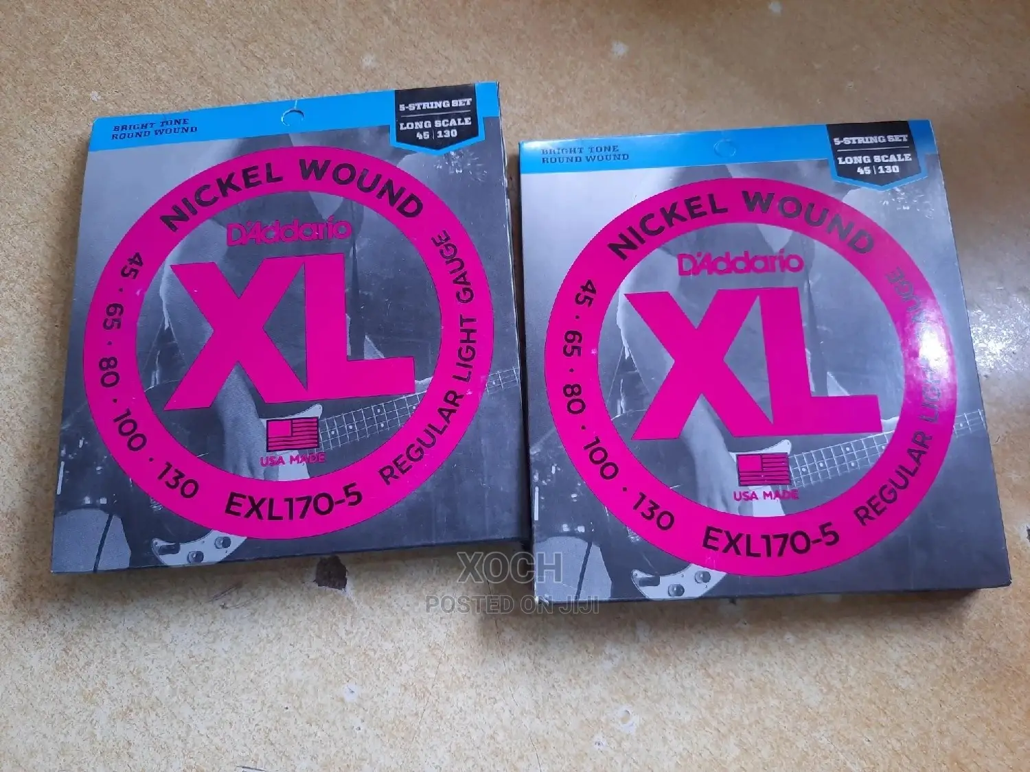 d'Addario EXL170-5 5-String Nickel Wound Bass Guitar Strings