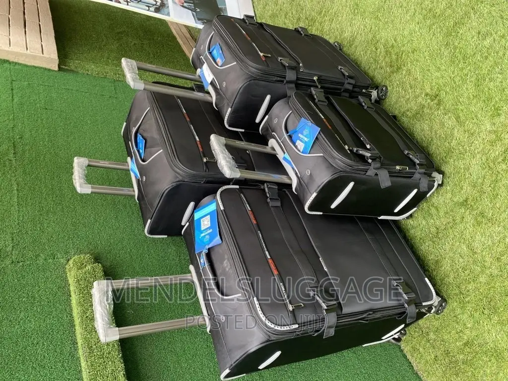 4 Classical Set of Trolley Luggages for Sale