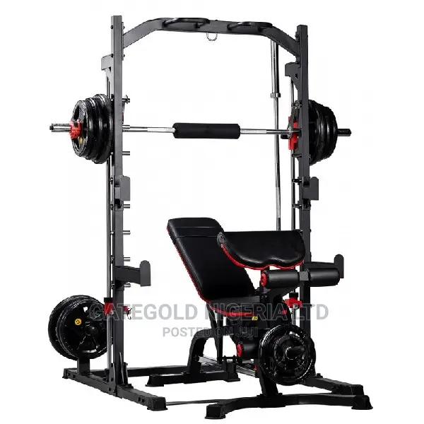 Ms6101/Ms6102 Smith Machine With Utility Bench + 40kg Weigh
