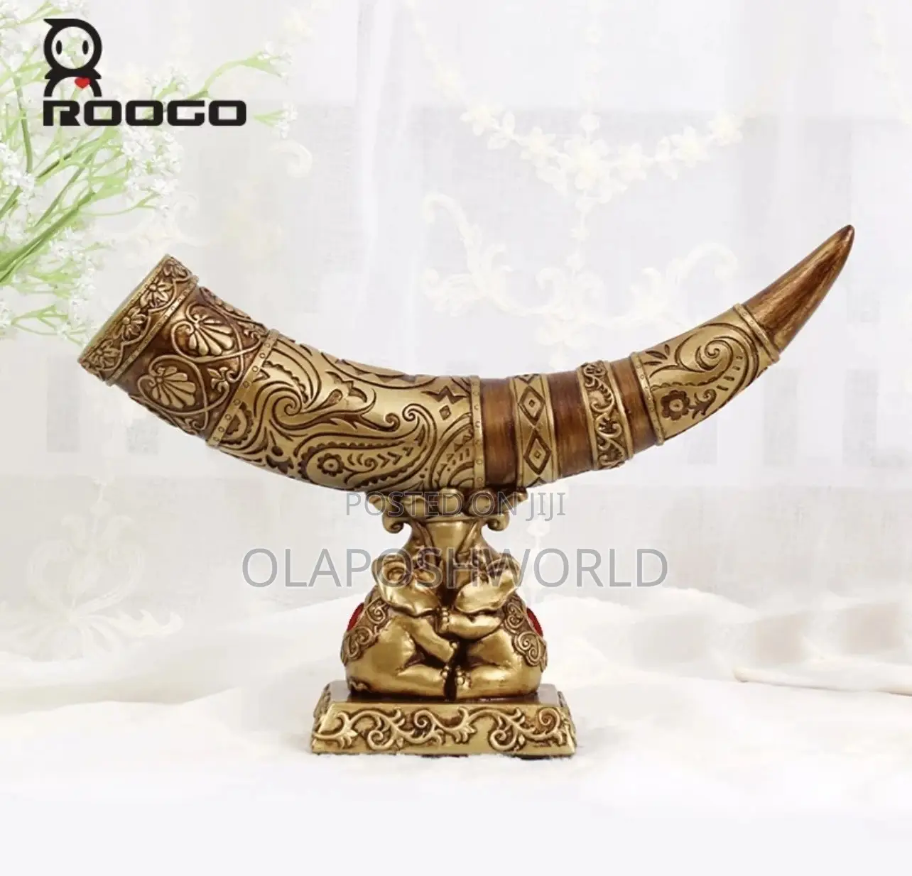 Elephant Tusk Figurine