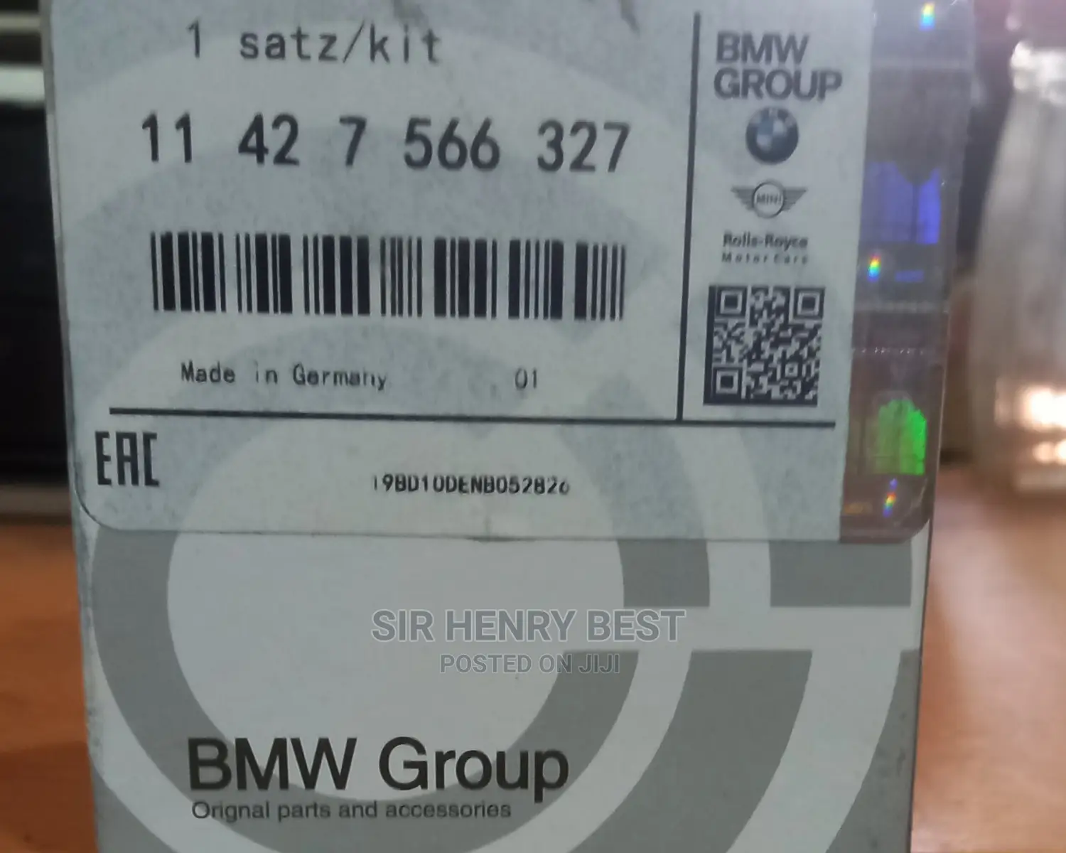 Oil Fitter for BMW 11 42 7 566327