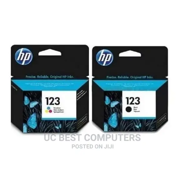 HP 123 Ink Cartridges - Black Tricolour