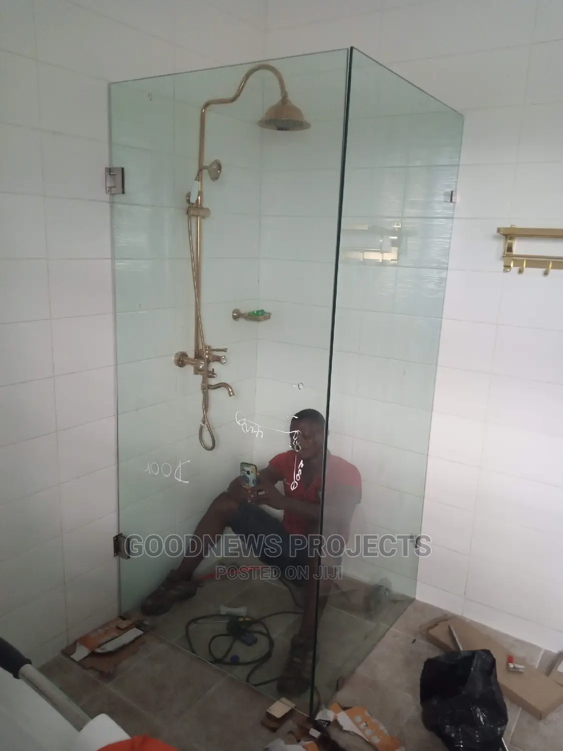 Cubicle Shower Glass