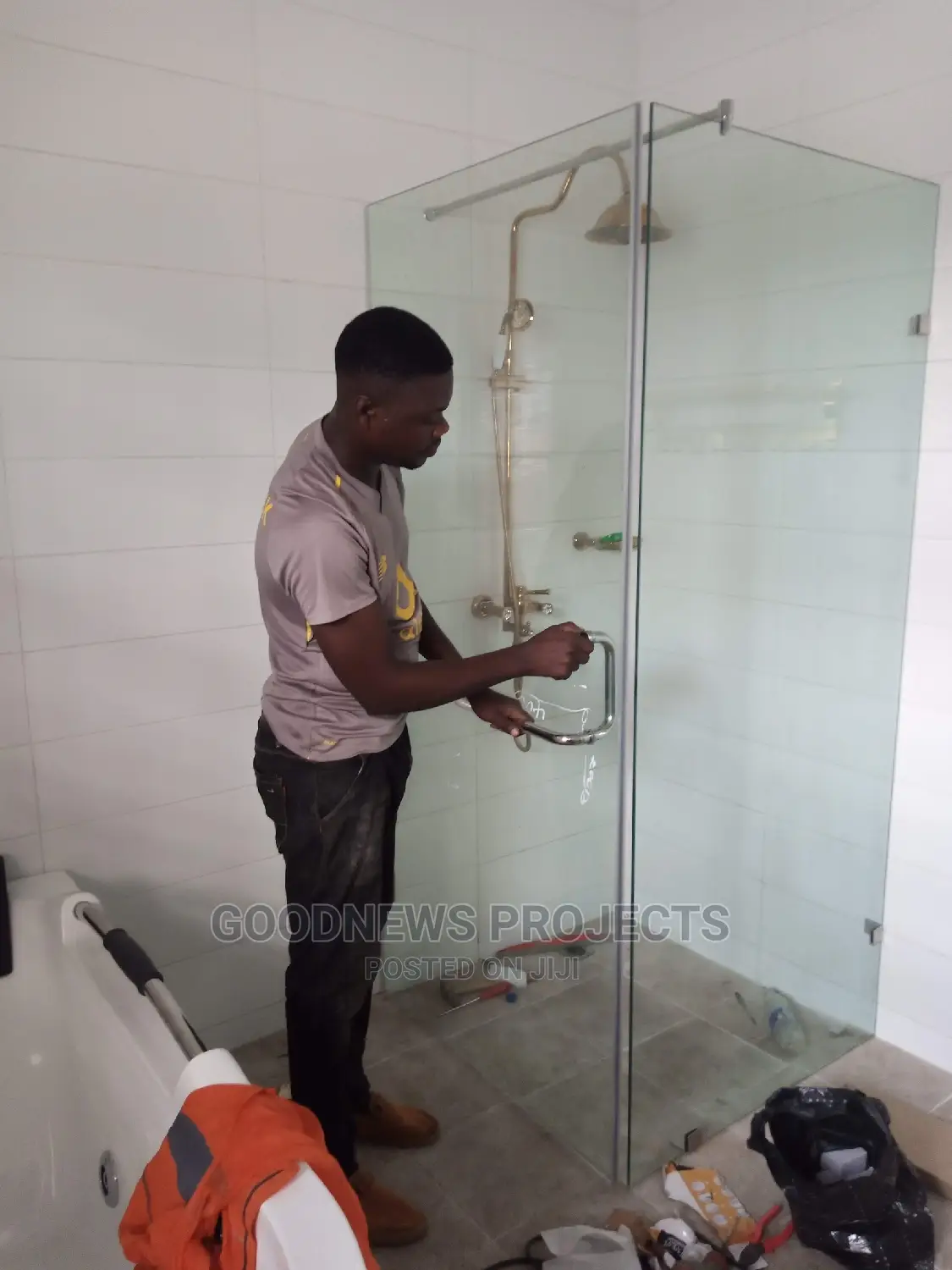 Cubicle Shower Glass