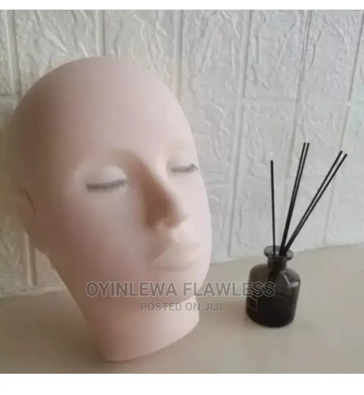 Practice Mannequin Head for Lash Microblading Makeup