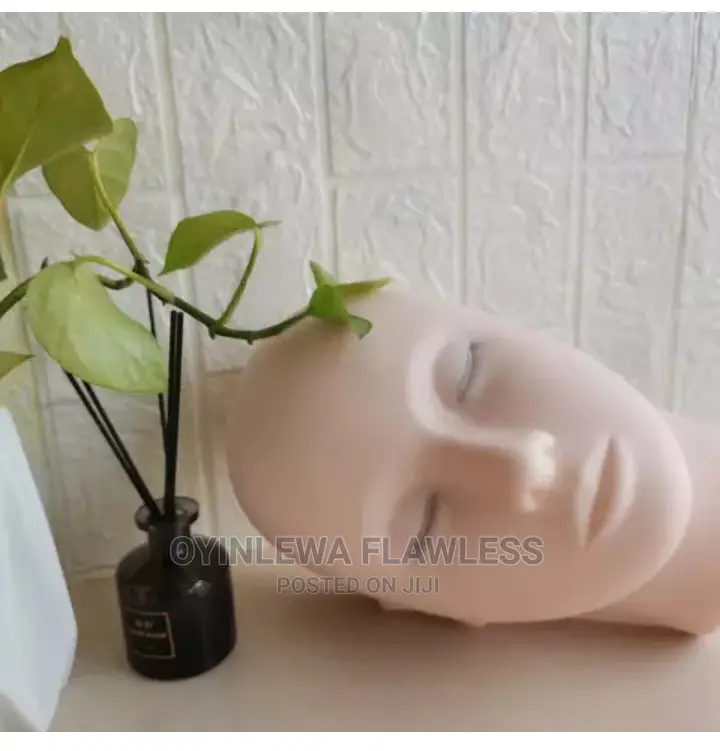 Practice Mannequin Head for Lash Microblading Makeup
