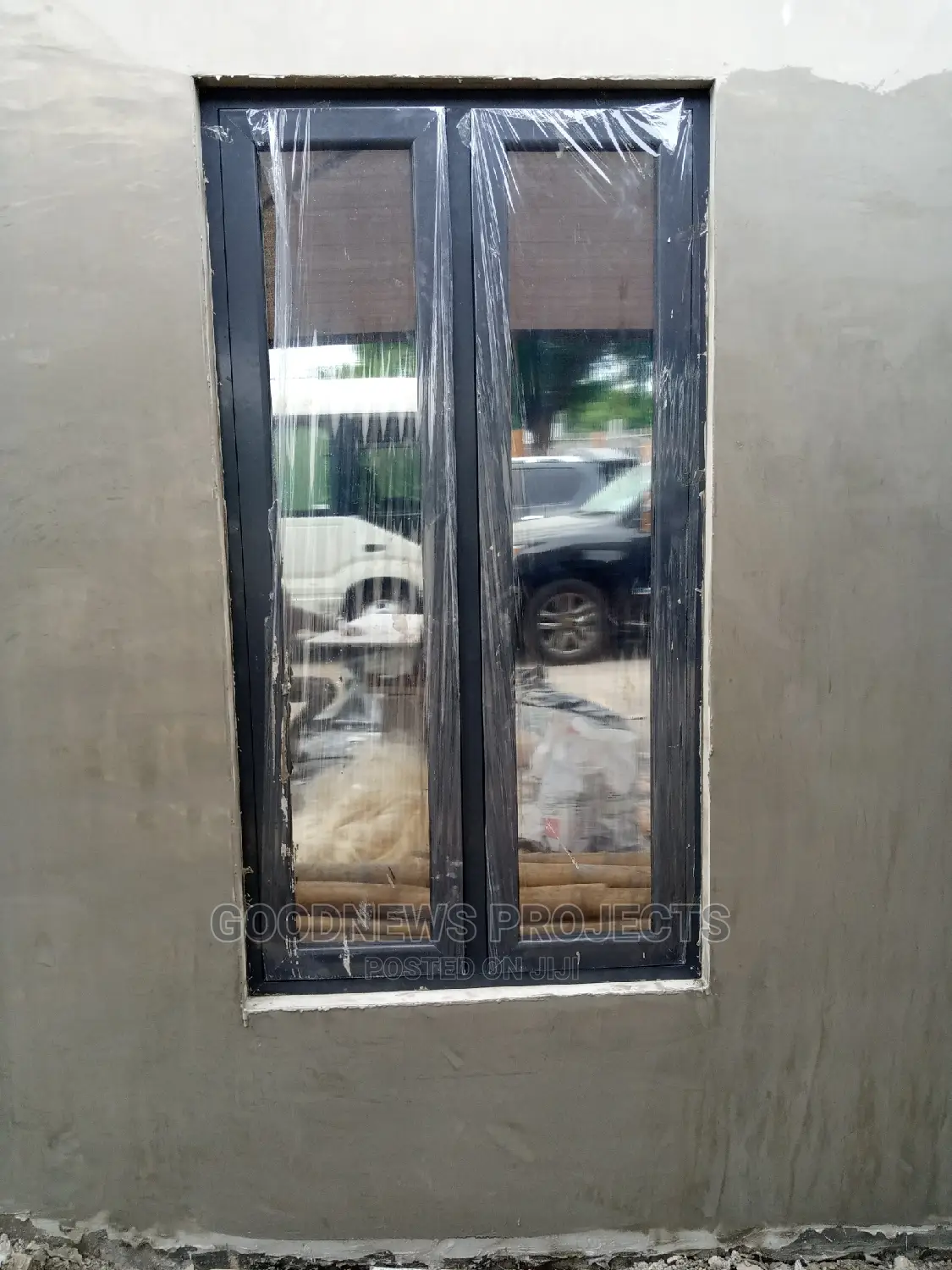 Aluminum Casement Window Glazed With Reflective Glass