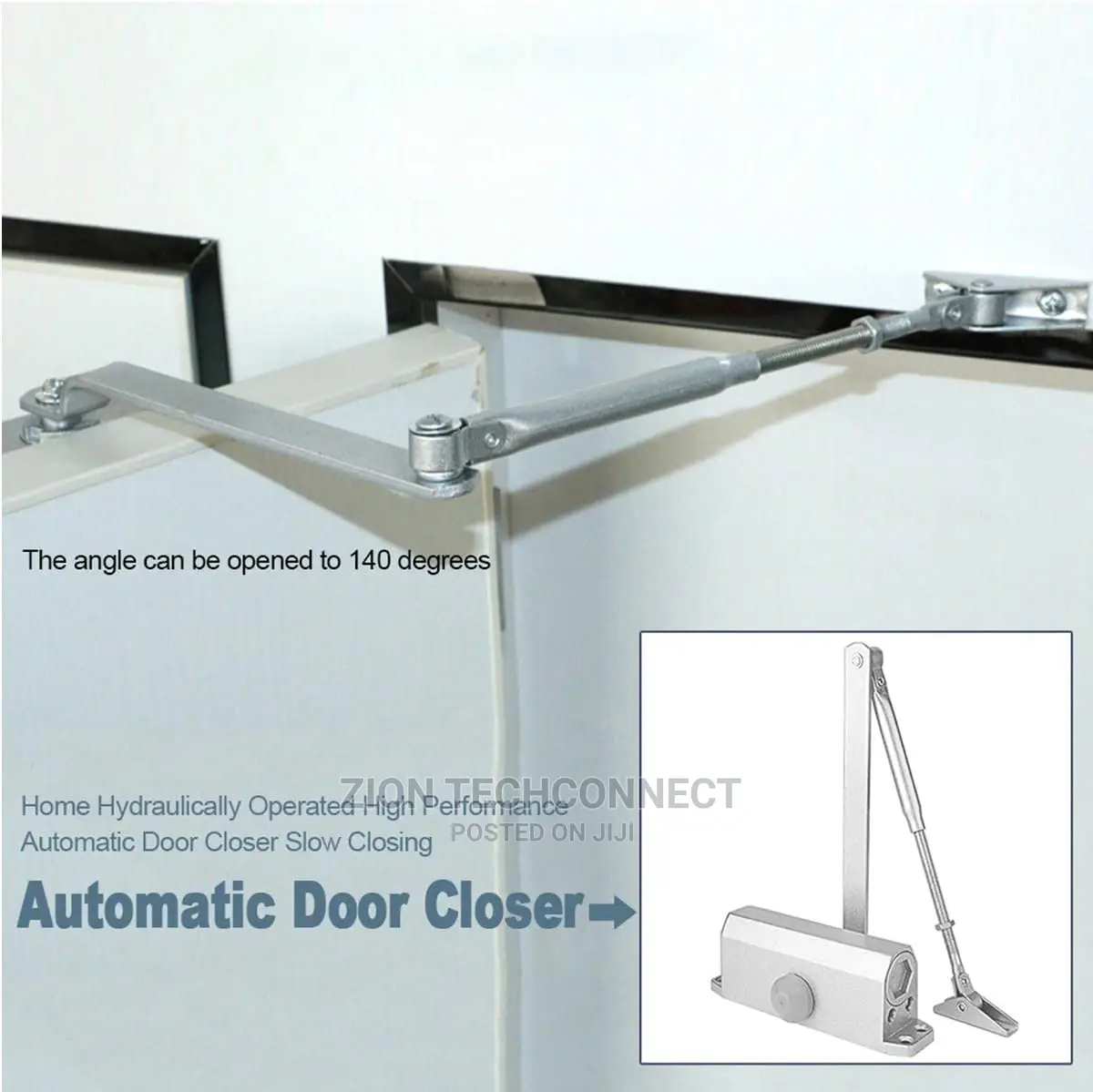 Door Closer Automatic Adjustable Closers Spring Hydraulic