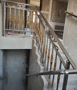 Golden Brown Stainless Steel Handrails