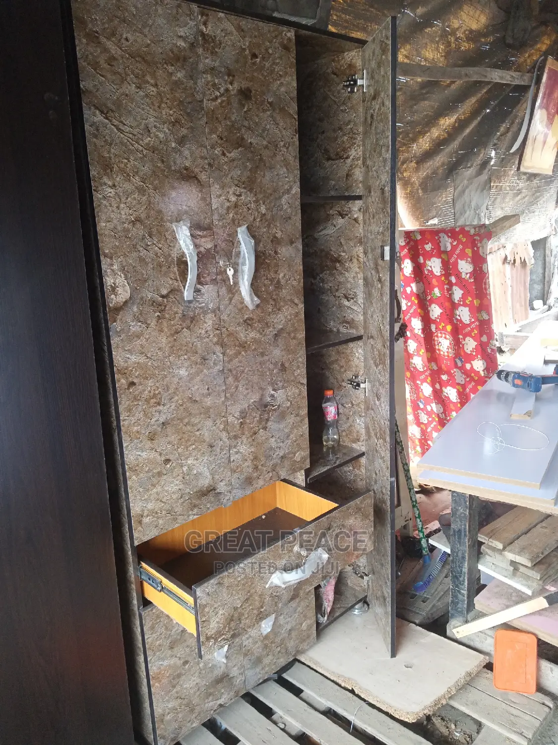 Wooden Wardrobe