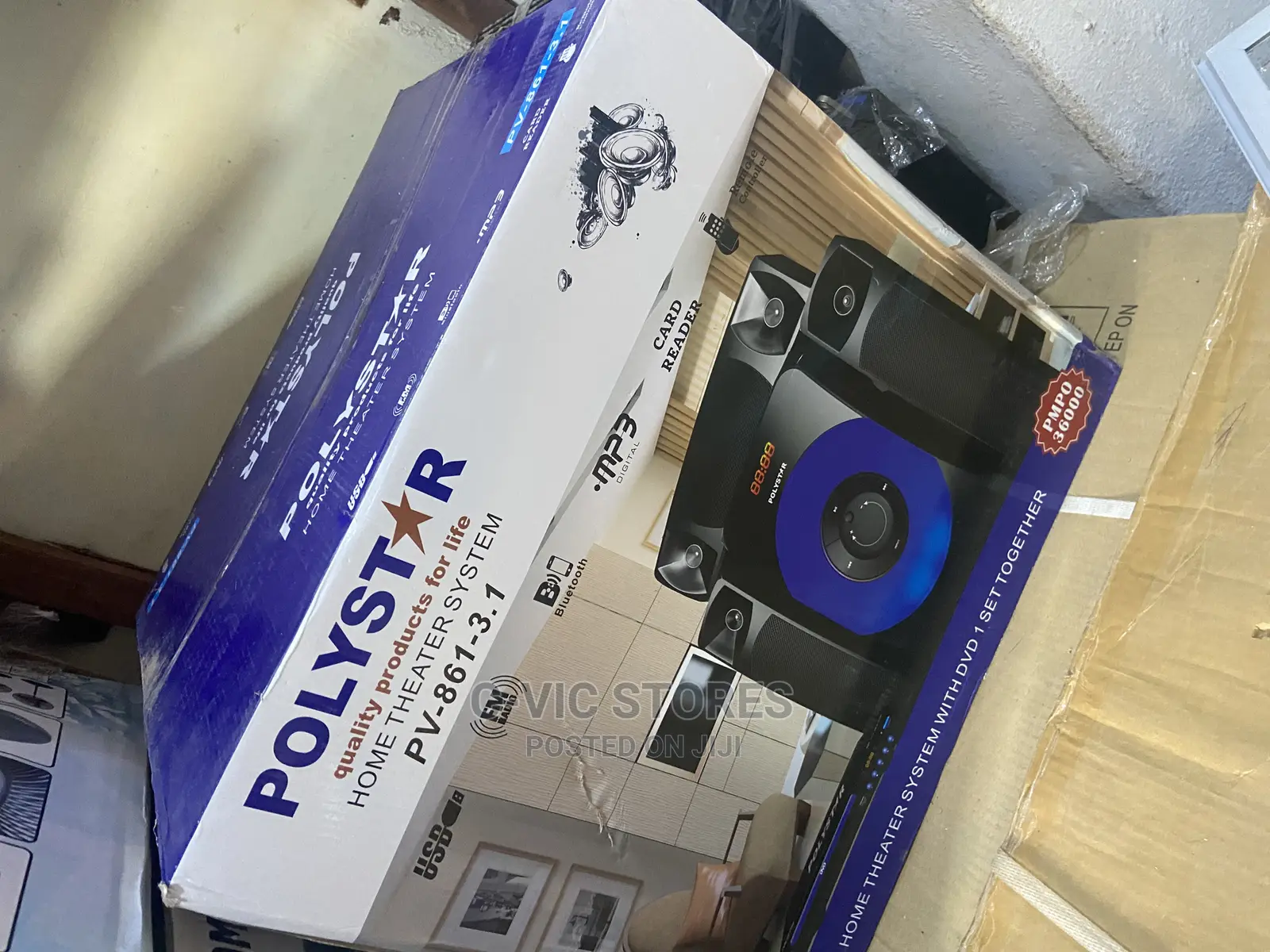Polystar Home Theater System Pv-861-3.1ch